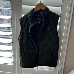 Polo by Ralph Lauren Boy’s olive Green Quilted Vest